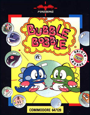 C64 Bubble Bobble cover