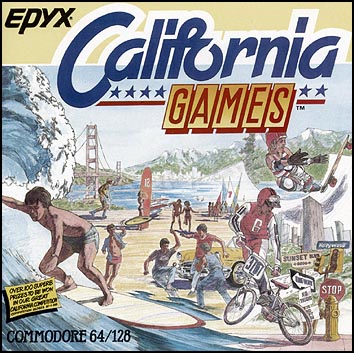 C64 Califirnia Games cover